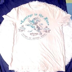 Men’s White Express Graphic Shirt